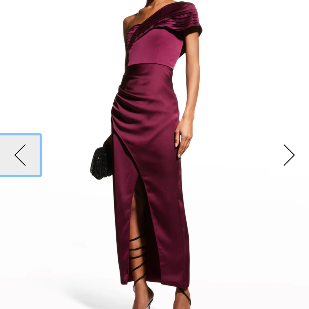 THEIA GISELA ONE SHOULDER DRESS